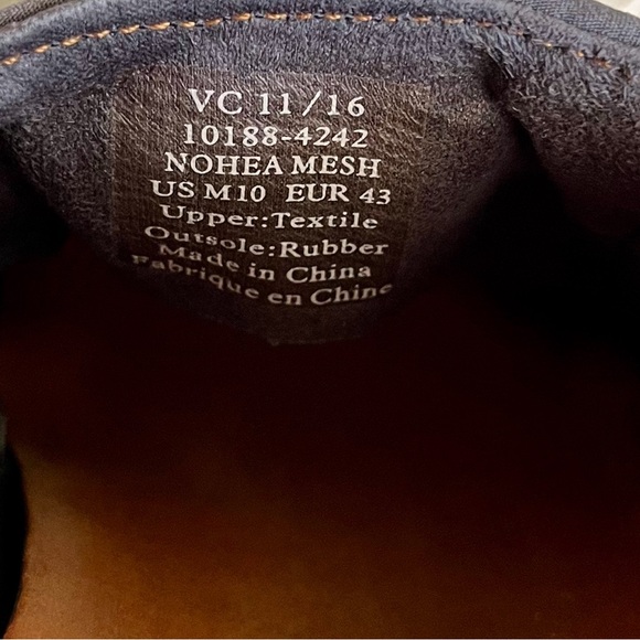 Olukai Nohea Mesh Gray Orange Slip-On Shoes Hawaii Boat Beach Men's Size US 10 - Picture 12 of 12